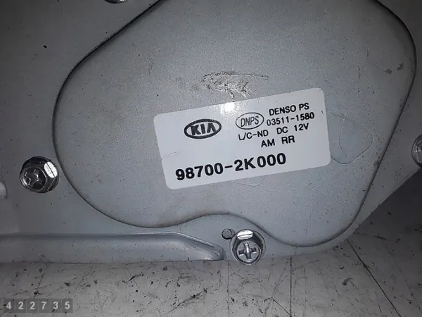 Scheibenwischermotor Kia Soul OEM 987002K000 - Gebraucht image 3