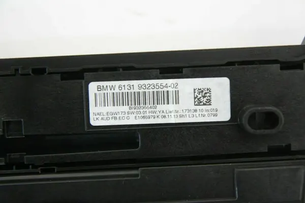 Panneau climatisation BMW OEM 64119320341 - Occasion image 7