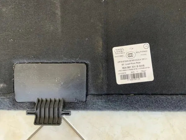 Gebrauchte Audi OE 80A861531B Kofferraumbodenplatte image 4