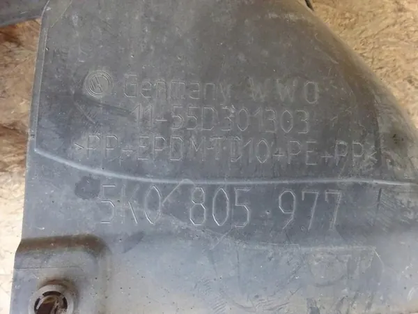 VW GOLF VI Left Front Wheel Arch 2008-2012 5K0805977 image 5