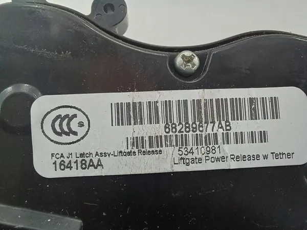 2019 Jeep Compass Verrou de hayon 68289677AB image 6