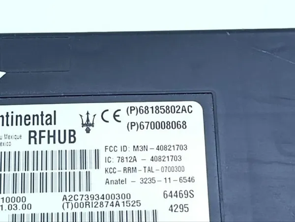 Control de acceso sin llave Maserati OEM 68185802AC image 8