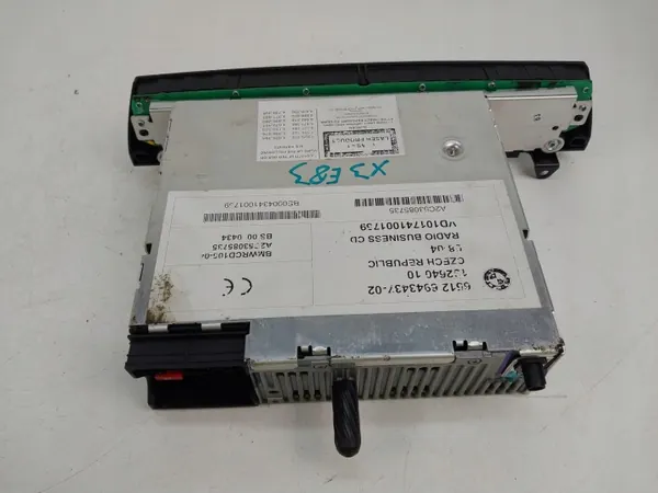 OEM 6943437 Tehdas-CD-radio BMW X3 E83:lle image 4