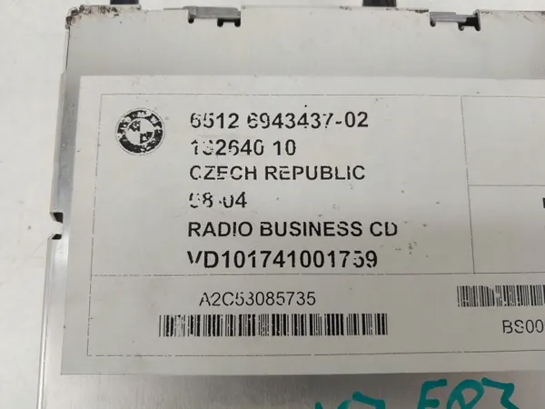 OEM 6943437 Tehdas-CD-radio BMW X3 E83:lle image 5