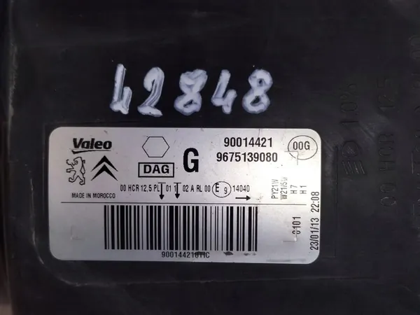 Faros izquierdo PEUGEOT 301 13-17 OEM 9675139080 image 7