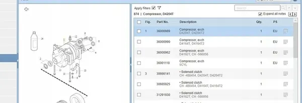 Ilmastointikompressori Volvo V50 2006 image 8
