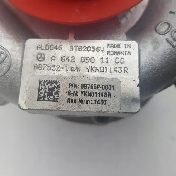 TURBO TURBINA MERCEDES 642 OM642 A6420901100 image 4