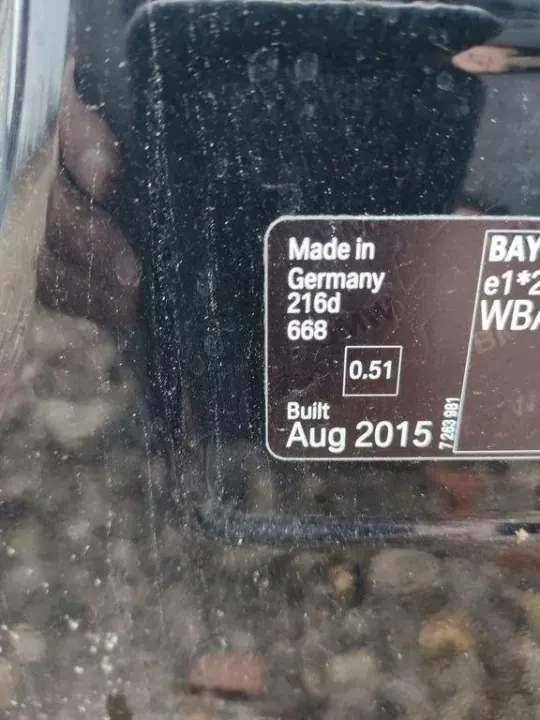 Panneau quart droit arrière OEM 668 BMW 2 Active Tourer image 10
