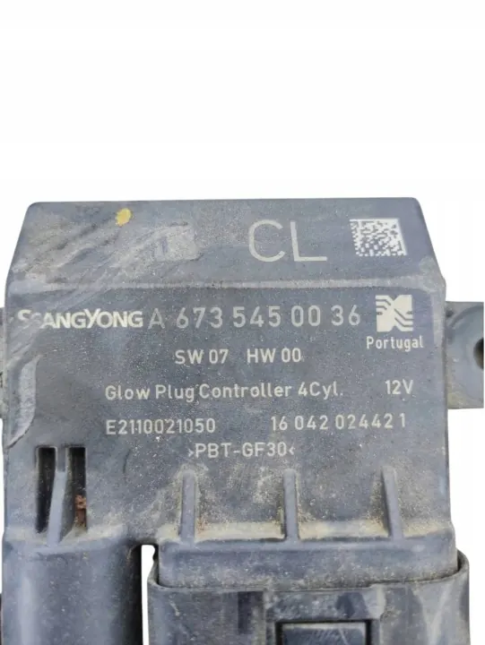 Modulo Relè Riscaldamento SsangYong Korando A6735450036 image 3