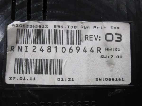 Renault OE RNI248106944R Compteur d'Occasion image 10