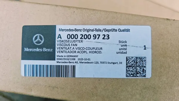 Embrague Visco Ventilador Mercedes Sprinter W906 OEM A0002009723 image 4
