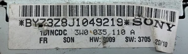 Changer CD Radio Sony OEM 3W0035110A pour Bentley image 5