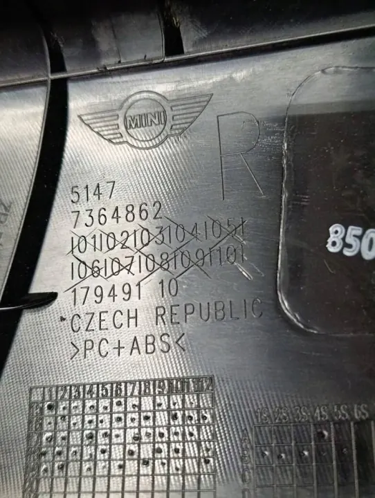 OEM 7364862S7 Pelaröverdrag Höger Fram Mini Cooper S image 5