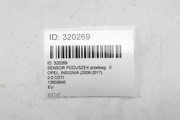 Sensor Airbag OEM 13503645 para Opel Insignia 2008-2017 image 5