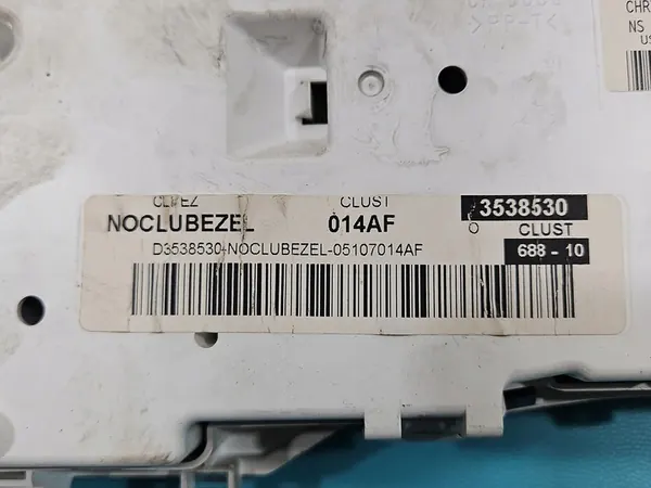 Nopeusmittari Jeep Patriot 06-17 3538530 688-10 014AF image 4