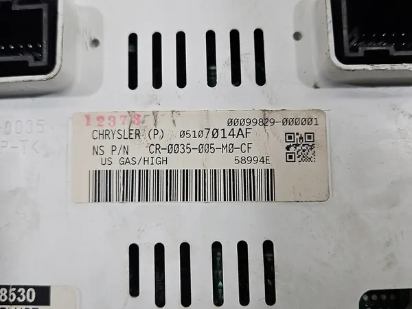 Nopeusmittari Jeep Patriot 06-17 3538530 688-10 014AF image 5