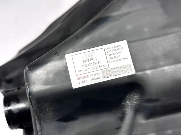 Ilmansuodattimen kotelo Audi A6 C7 A7 4G 3.0 TDI 4G0133838R image 5