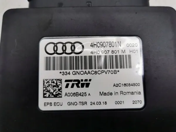 Módulo Travão de Mão Audi A6 S6 C7 OEM 4H0907801N image 6