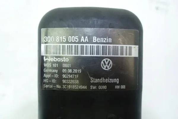 Aquecedor Webasto OEM 3Q0815005AA para VW Golf Passat B8 image 6