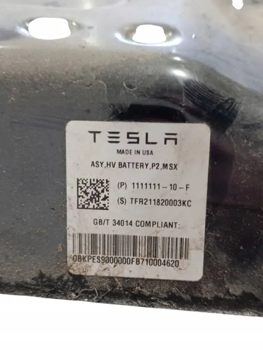 Tesla OEM 111111110F Batteri - 111Ah Begagnad image 9