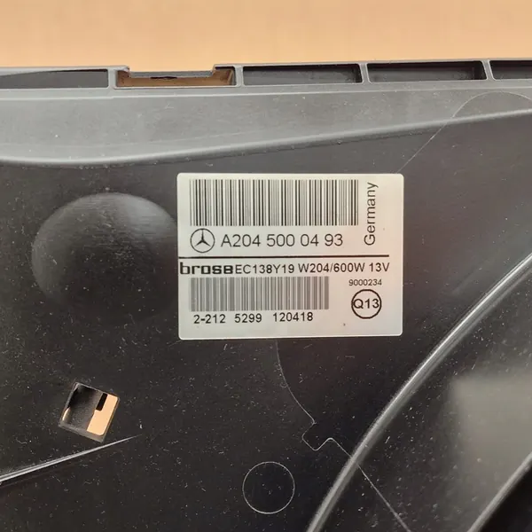 VENTILATOR MERCEDES SL CLA GLA GLK CLS W204 W212 W176 W218 W117 image 3