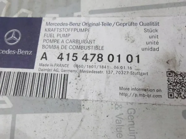 Bränslepump MERCEDES-BENZ CITAN W415 A4154780101 image 2