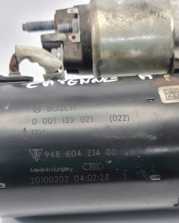 Motor de arranque Porsche Cayenne II 4.8 94860421400 image 2