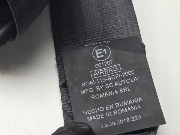 Cinturón de seguridad delantero derecho OEM KUGA MK2 M9ME 0474 image 6