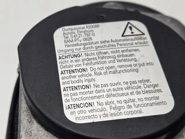 Cinturón de seguridad delantero derecho OEM KUGA MK2 M9ME 0474 image 8