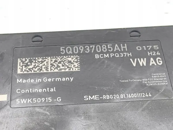 OEM 5Q0937085AH Comfortmodule voor Audi A3 8V image 3