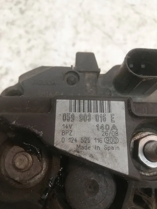 Vaihtovirtageneraattori Audi A4 S4 2.0L OE 059 903 016 E image 2