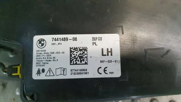 Almofada de assento esquerda OEM S26380548 BMW 3 G20 image 4