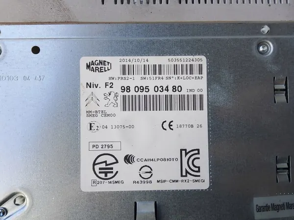 Radio-Tuner OEM 9809503480 für Peugeot 2008 I image 3