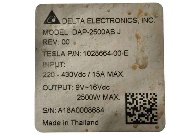 Tesla OEM 102866400E Omvormer - Gebruikt, Model S 2017 image 7