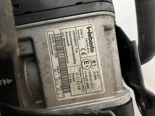 Webasto-lämmitin OEM 7N0815065M 2.0 TDI Sharan/Alhambra image 5