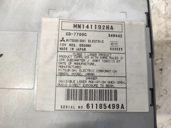 Mitsubishi CD-wisselaar MN141192HA voor Colt 6 VI image 5