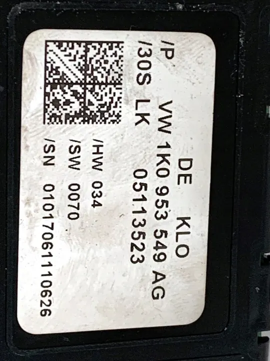 Sensor de ângulo de direção VW Golf V 1K0953549AG image 5