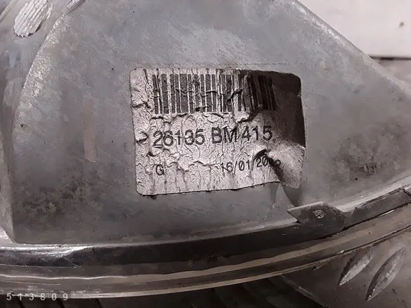 Luz de Sinal 2001 Nissan Almera 26135bm415 image 6