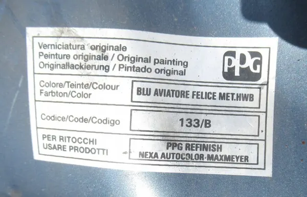 Paraurti Posteriore Fiat Grande Punto 3D 5D Blu 133/B image 8