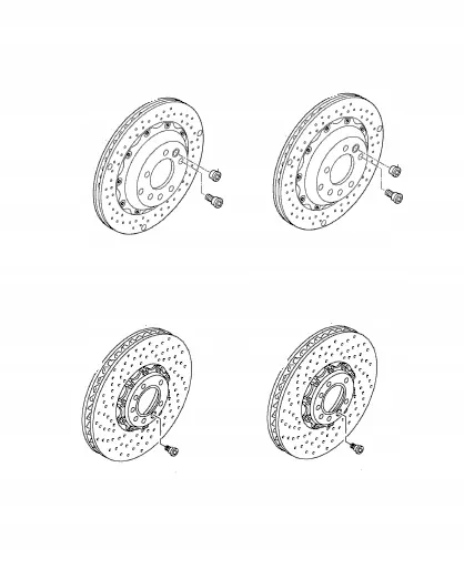 Disques de frein céramique OEM IZQTEILE pour Audi RS6/RS7 C8 image 2
