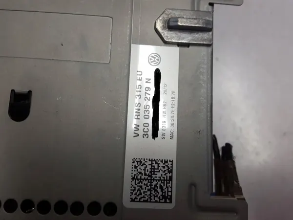 Radio GPS OEM 3C0035279N pour VW - Utilisée image 4