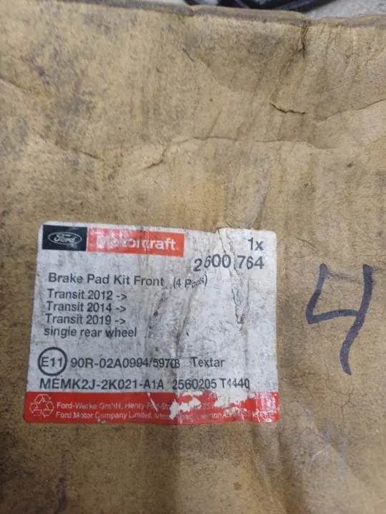Jarrutolpat etu OEM 2600764 Ford Transit 14-/Custom12- image 4