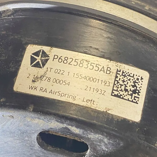 Jeep Grand Cherokee Vänster bak luftfjädringspåse OEM 68258355AB image 10