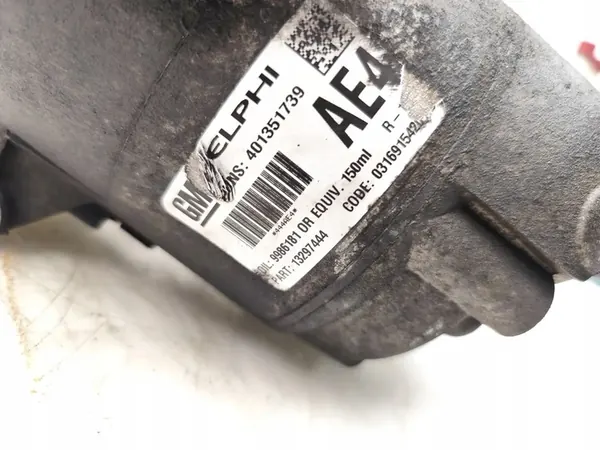 Vauxhall Zafira A/C Kompressori 1.9 CDTI Diesel 2009 OEM image 7