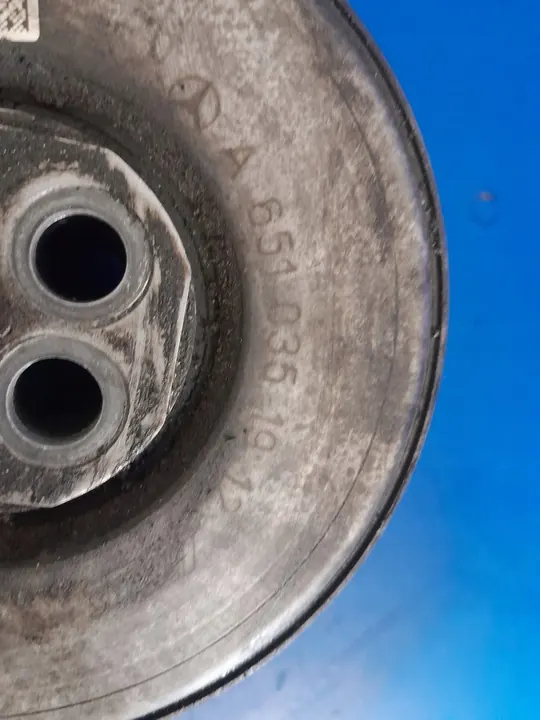 MERCEDES W205 W213 W253 2.2 CDI Polia do virabrequim A6510351912 image 2