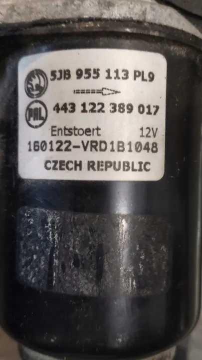 Skoda Rapid vindrutemotor OEM SILNIK WYCIERACZEK image 4
