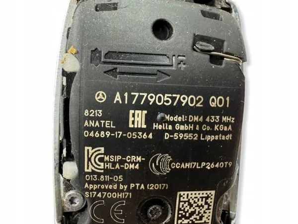 Carcaça Chave Mercedes OEM A1779057902 - Usado image 7