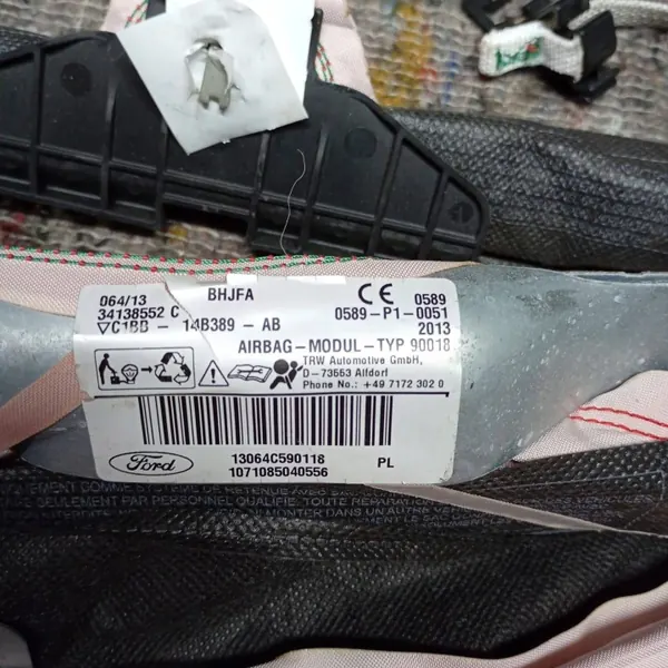 Ford Fiesta MK7 höger gardinairbag OEM C1BB-14B389-AB image 5