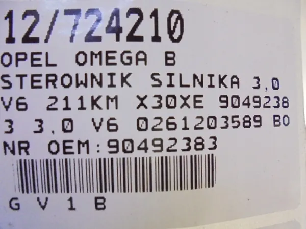 Unidad de Control Motor Opel Omega B - Pieza OEM image 5