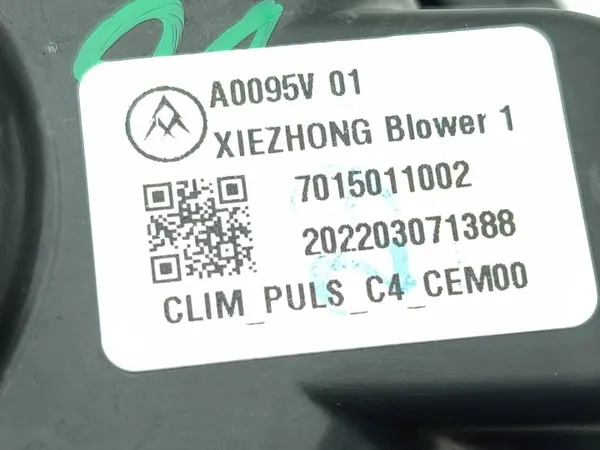 Citroen C4 III e-C4 verwarmingsventilator OEM 7015011002 image 6